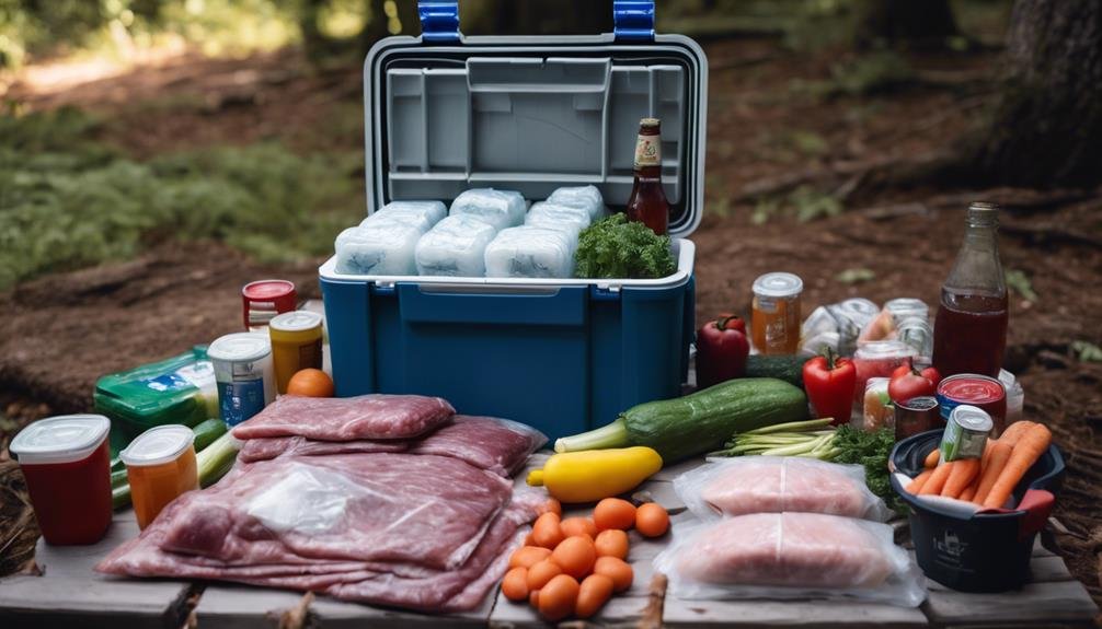 organize cooler contents wisely | Keeping Food Cold When Camping