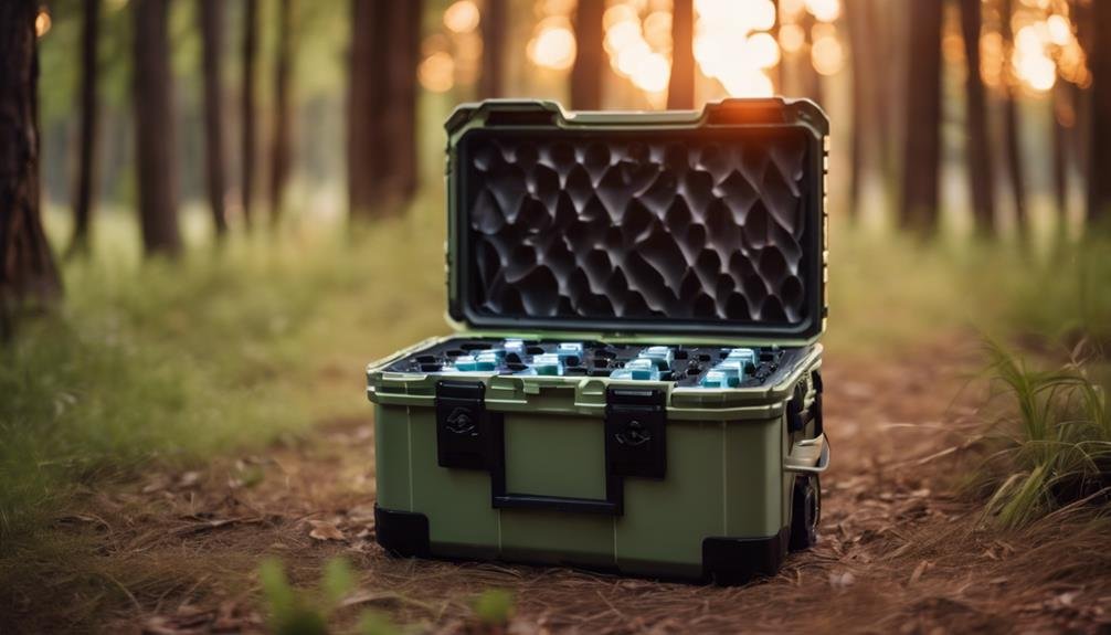 portable cooler with compartments