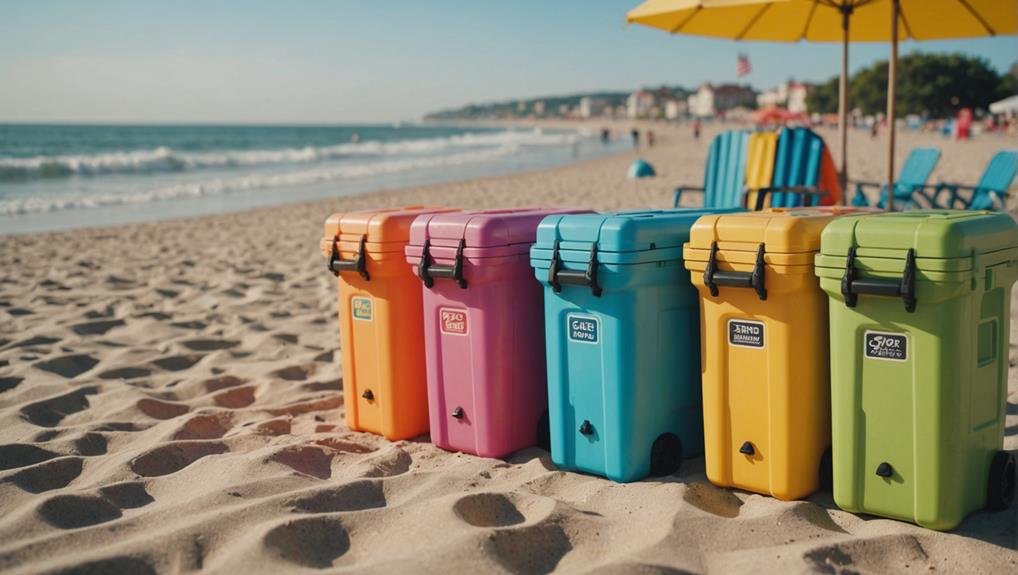 beach cooler options compared