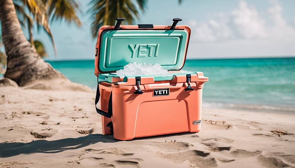 coral yeti cooler features